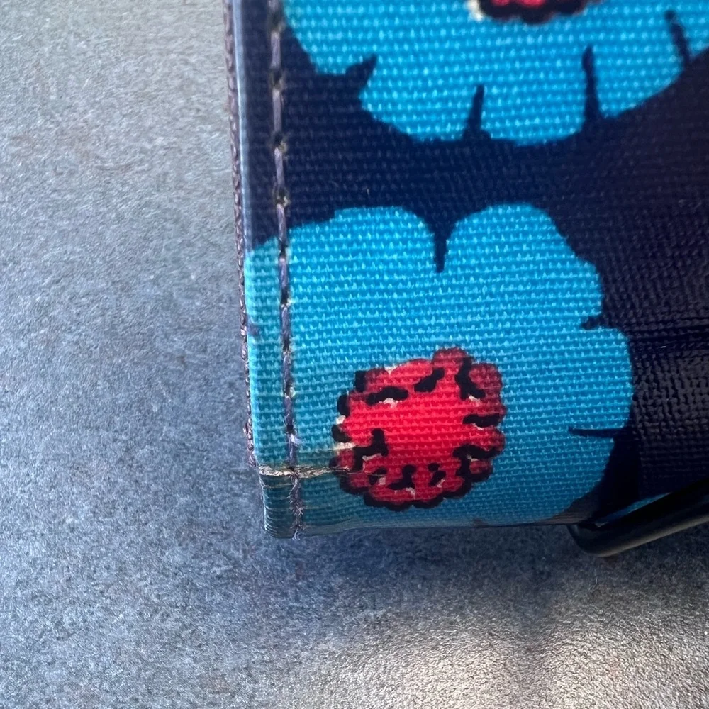 Kate Spade Cameron Street Tangier Floral Lacey Wallet Peacock Blue